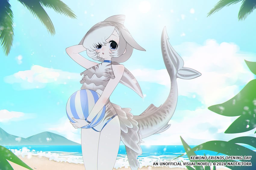 tiger shark (kemono friends and 1 more) drawn by notora