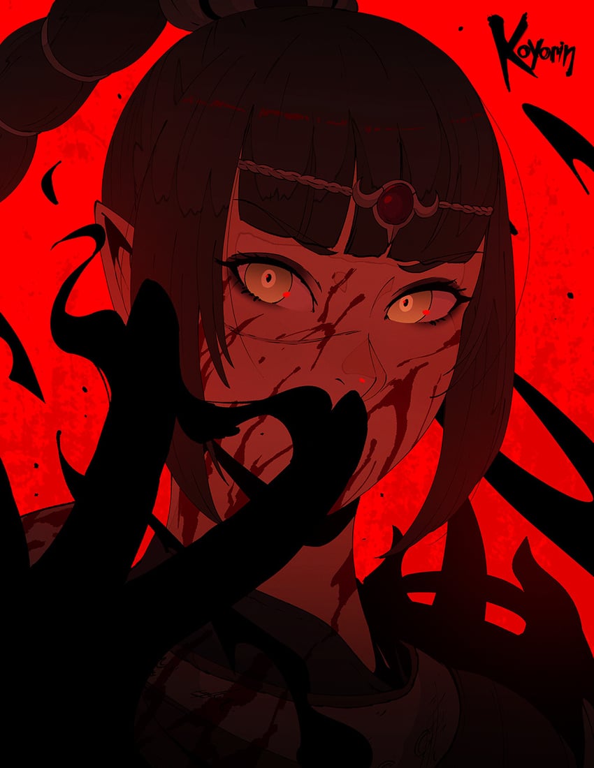 shadowheart (dungeons & dragons and 2 more) drawn by koyorin