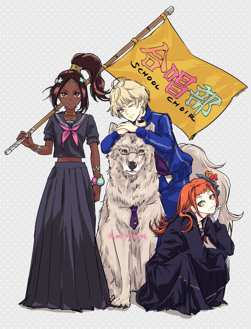 timerra, panette, and merrin (fire emblem and 1 more) drawn by umi_(_oneinchswing)