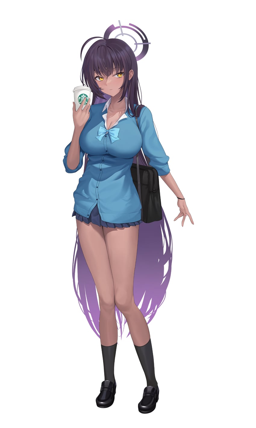 karin (blue archive and 1 more) drawn by shibasoda