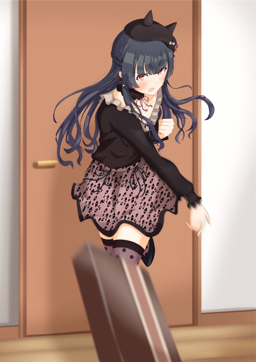 mayuzumi fuyuko (idolmaster and 1 more) drawn by mamihomu-mdk