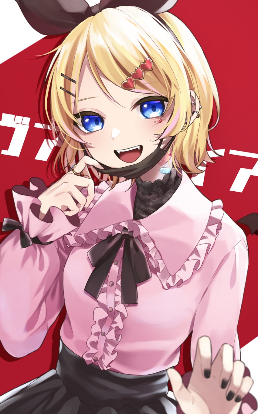 kagamine rin (vocaloid and 1 more) drawn by soramame_pikuto