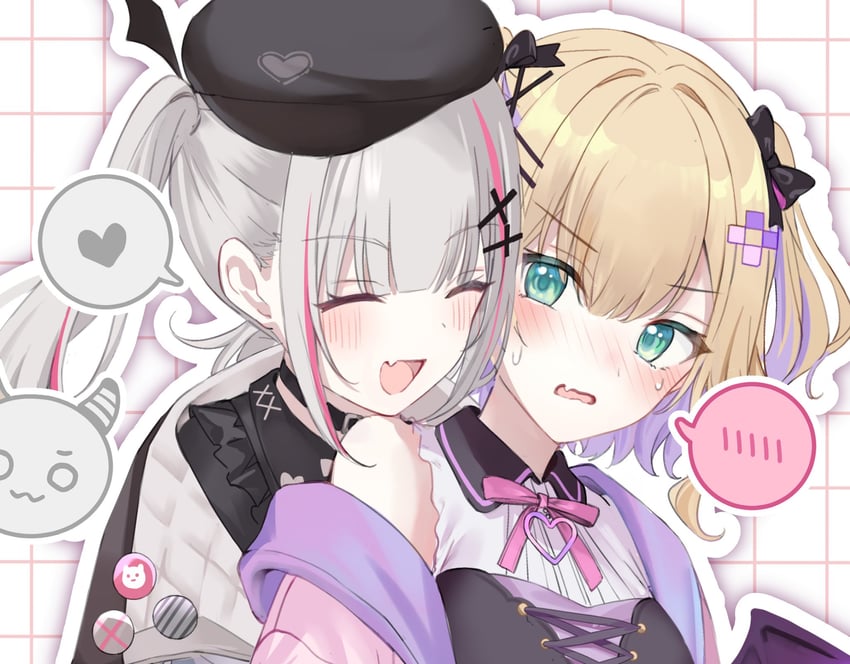 kurumi noah and asumi sena (vspo!) drawn by touri_tarou_(misconception)
