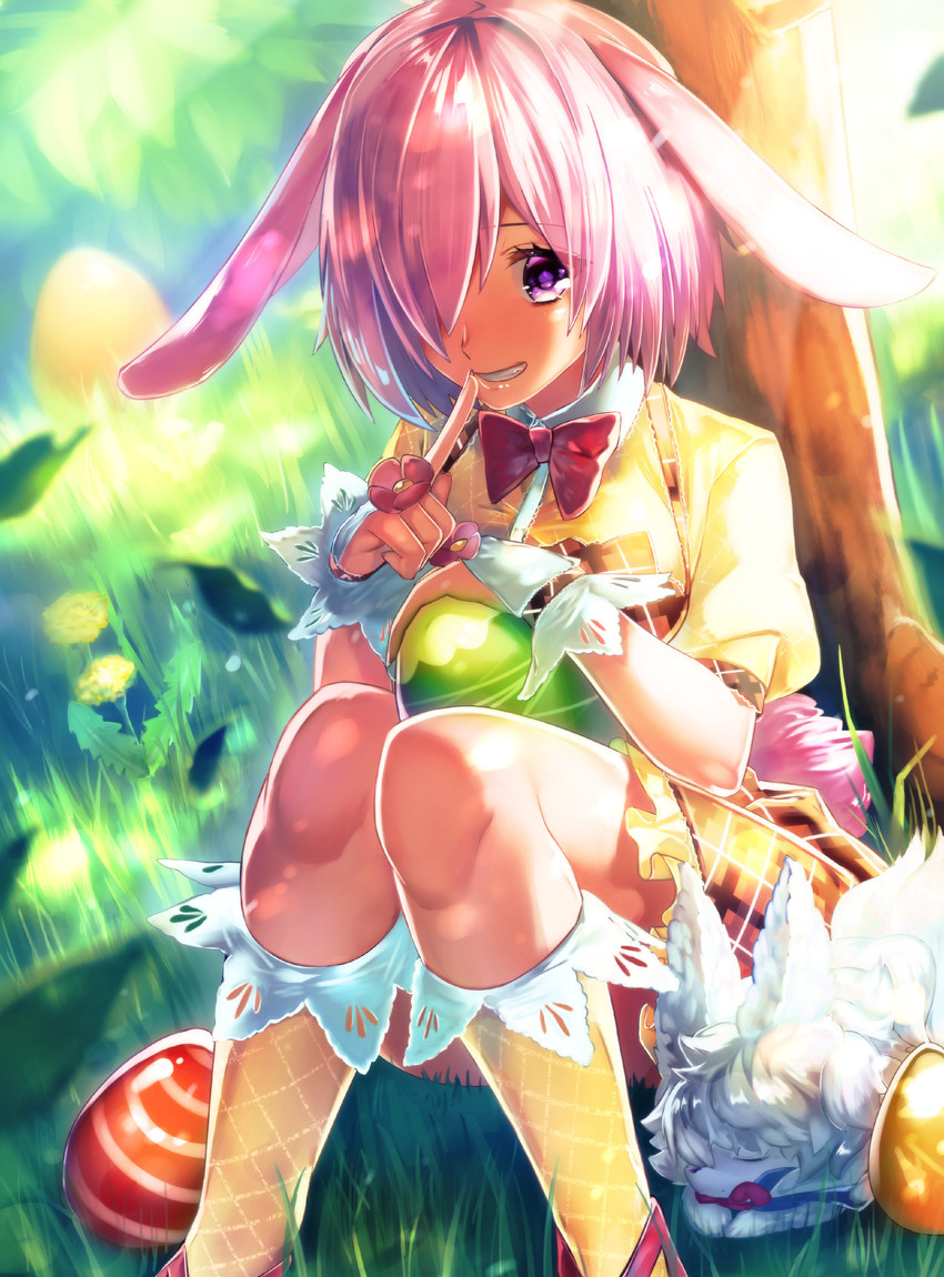 mash kyrielight and fou (fate and 1 more) drawn by ayamori_mimi