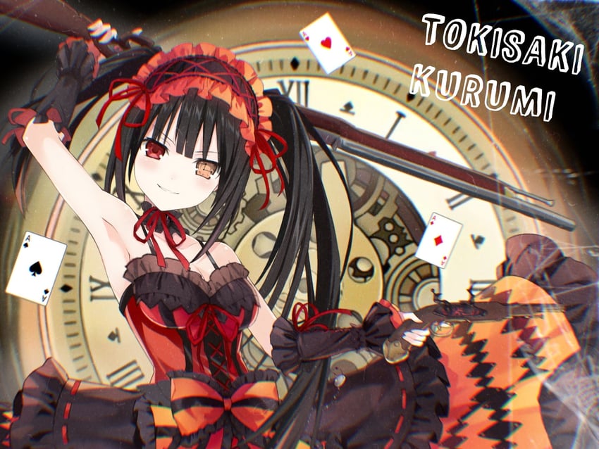 tokisaki kurumi (date a live) drawn by saint_laurent_paris