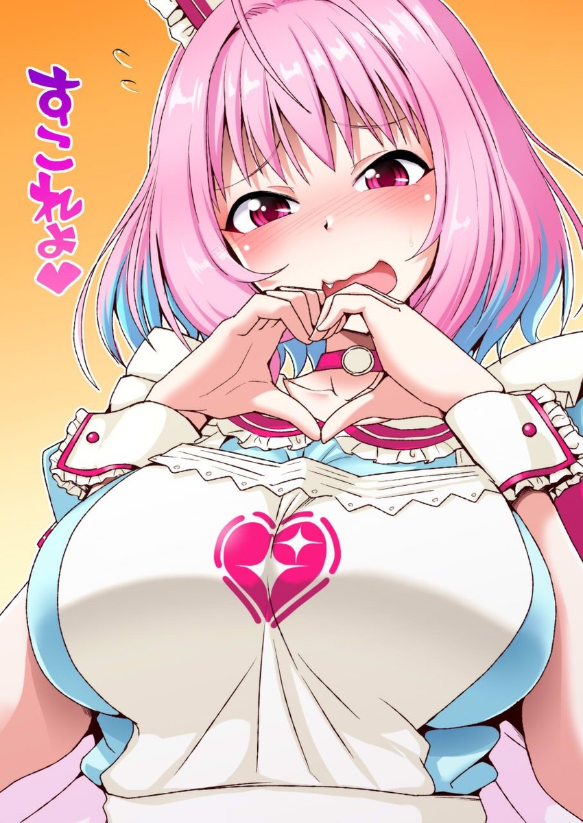 yumemi riamu (idolmaster and 1 more) drawn by nokoppa