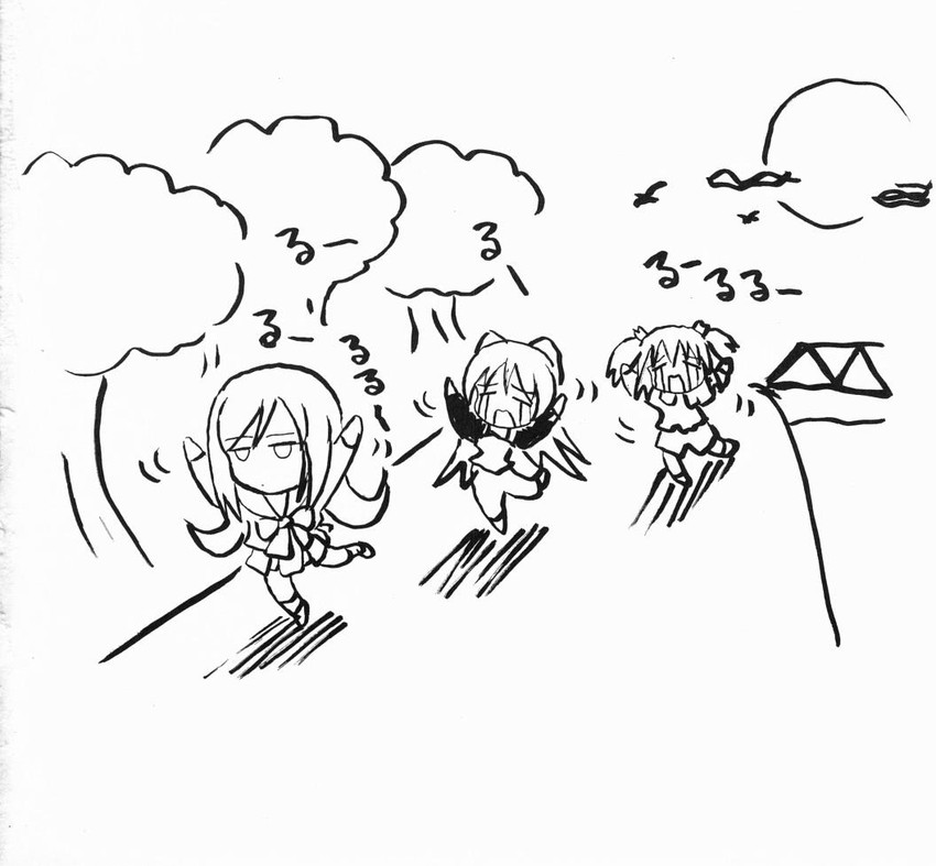 kousaka tamaki, yuzuhara konomi, and lucy maria misora (to heart and 1 more)