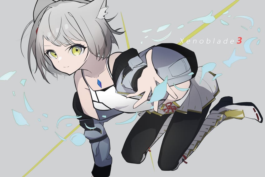 mio (xenoblade chronicles and 1 more) drawn by haku_(yanhaku)