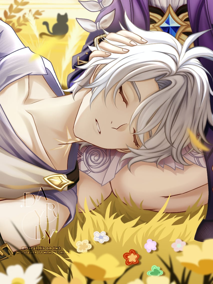 phainon and cyrene (honkai and 1 more) drawn by daryl_lis
