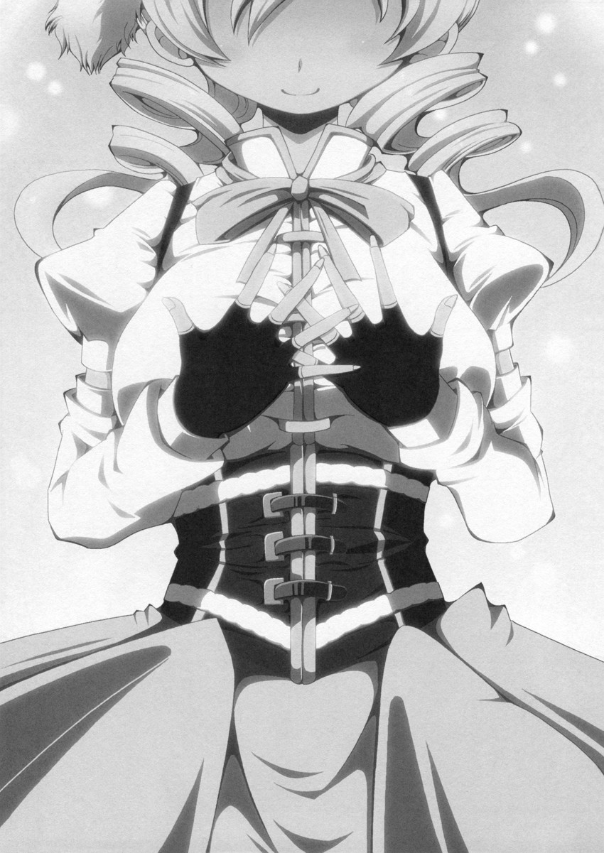 tomoe mami (mahou shoujo madoka magica) drawn by shino_(ponjiyuusu)