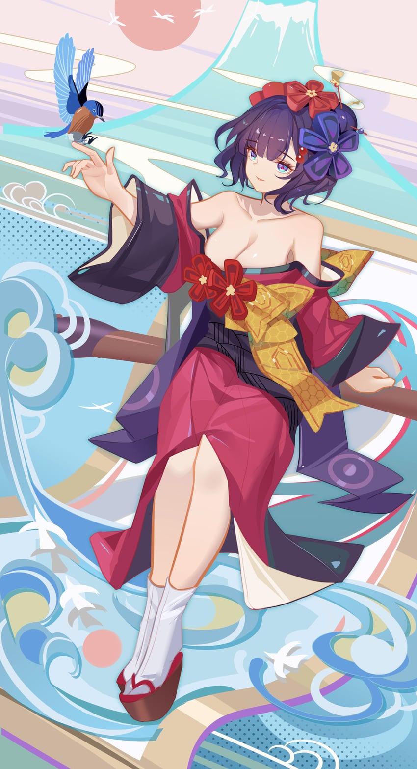 katsushika hokusai (fate and 1 more) drawn by luai