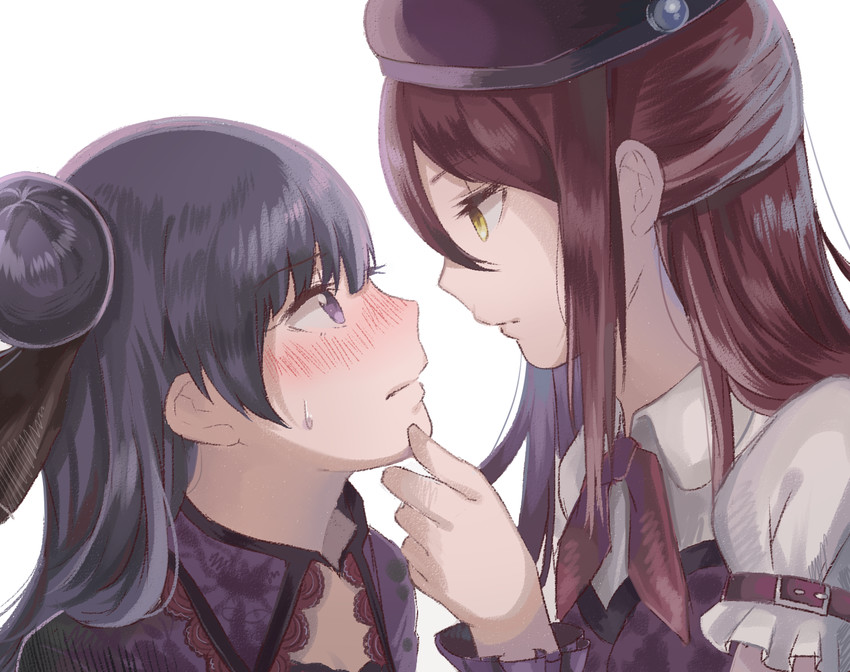 tsushima yoshiko and sakurauchi riko (love live! and 1 more) drawn by ibuki_(ibuki0118)