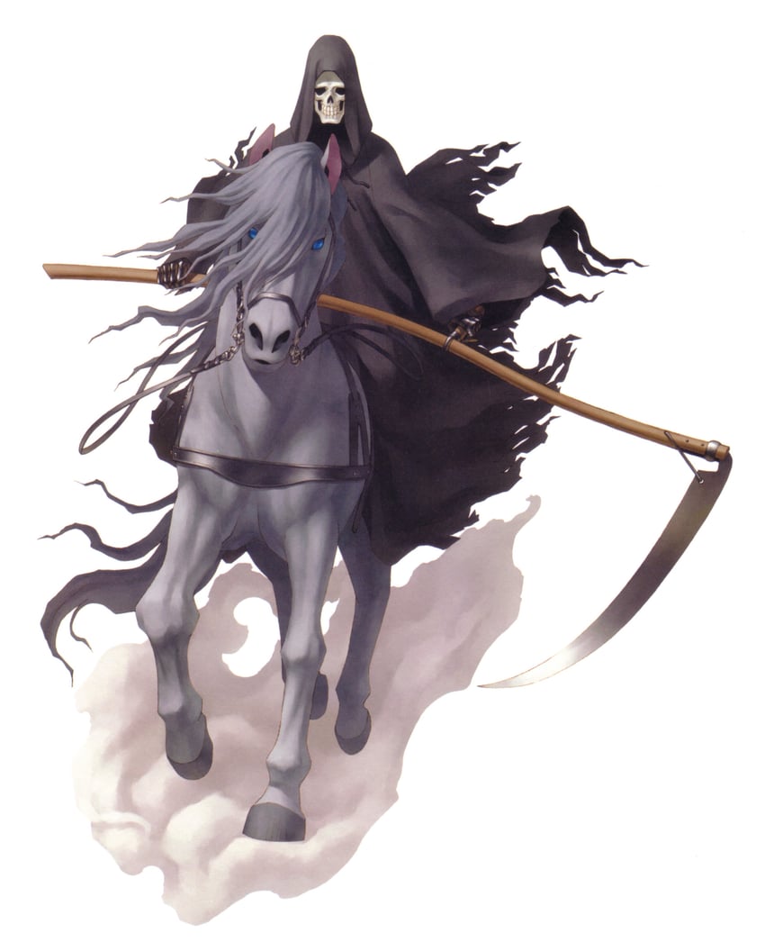 pale rider (shin megami tensei and 1 more) drawn by kazuma_kaneko