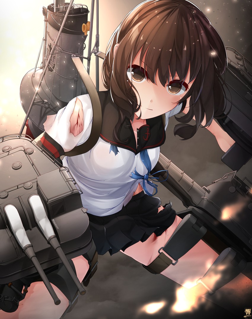 fubuki and fubuki kai ni (kantai collection) drawn by hibiki_(zerocodo)