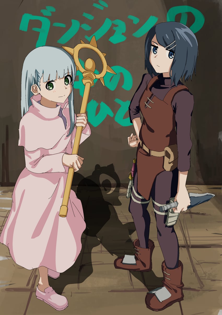 clay and belle (dungeon no naka no hito) drawn by user_rkua7227