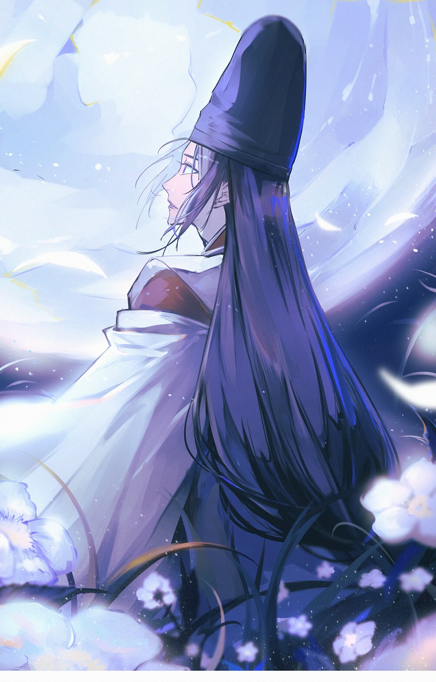 fujiwara no sai (hikaru no go) drawn by karasuba_(karasba)