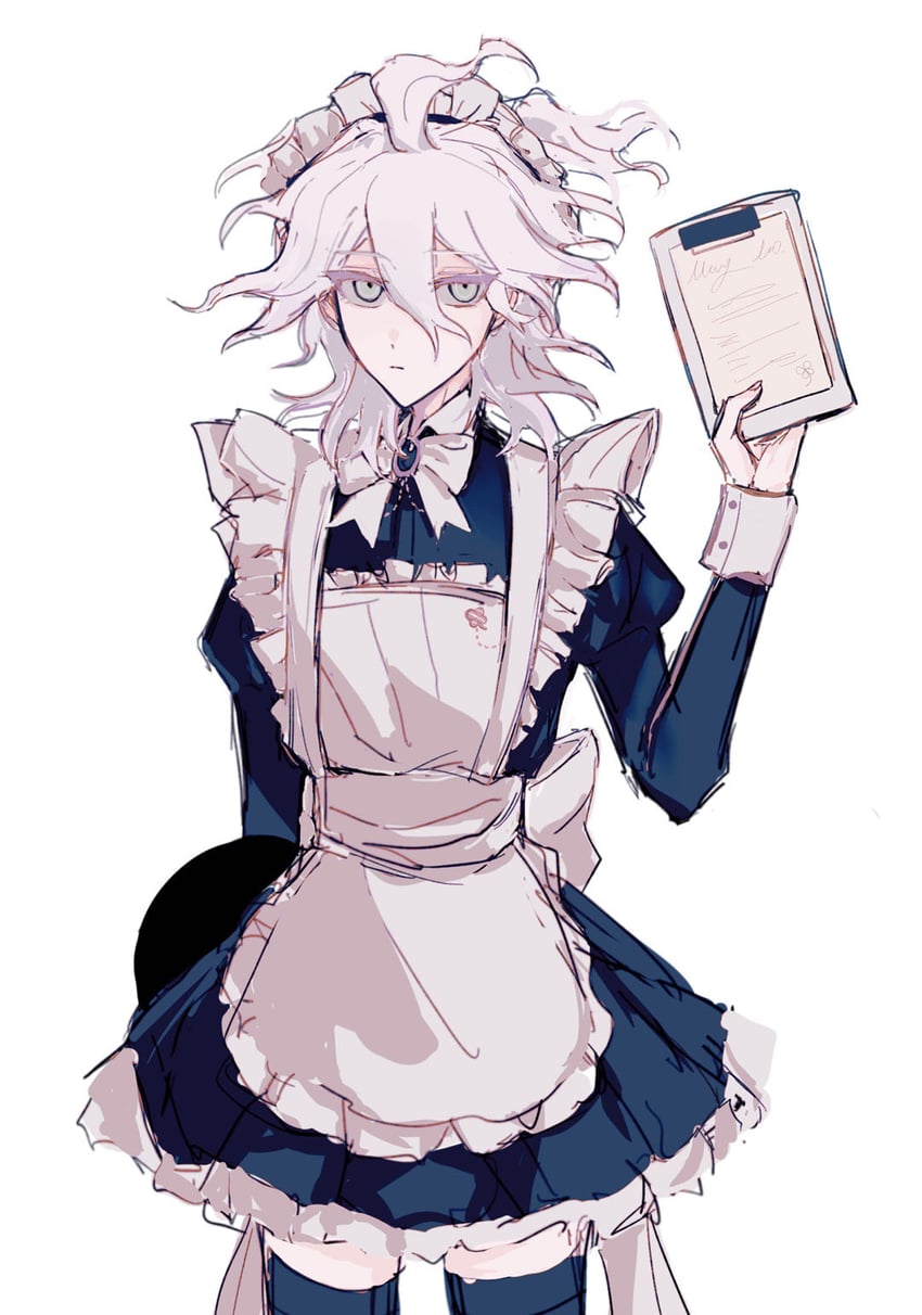komaeda nagito (danganronpa and 1 more) drawn by goku_aku