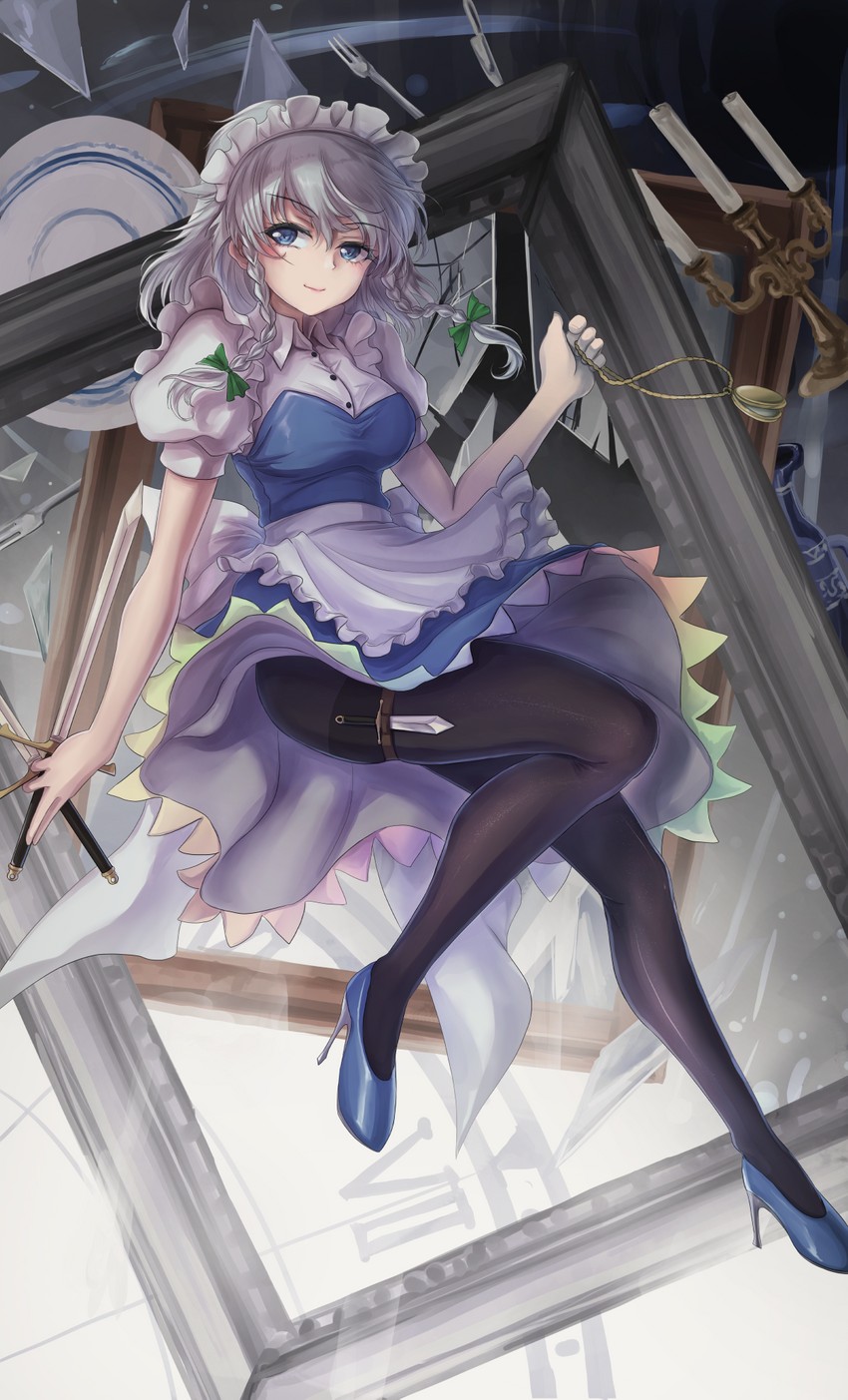 izayoi sakuya (touhou and 1 more) drawn by namiki_(remiter00)
