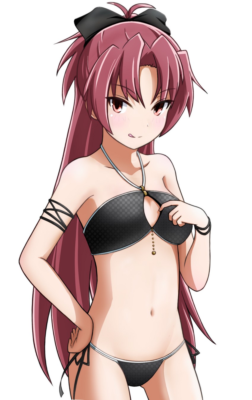sakura kyoko (mahou shoujo madoka magica and 1 more) drawn by yakatsu