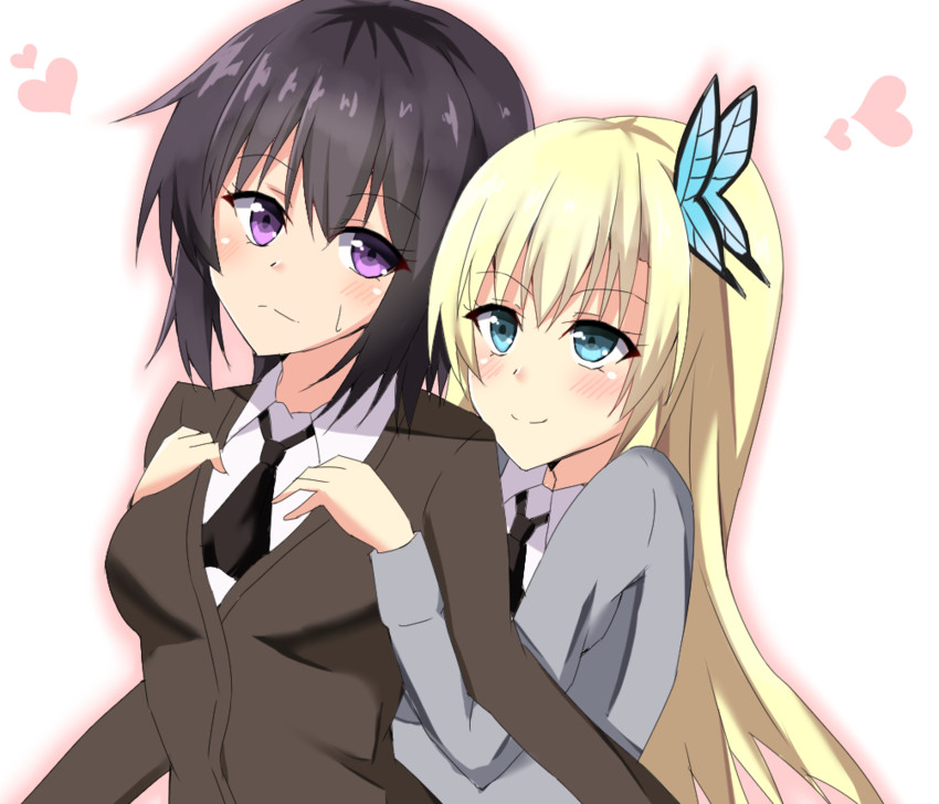 kashiwazaki sena and mikazuki yozora (boku wa tomodachi ga sukunai) drawn by asami_yurumu