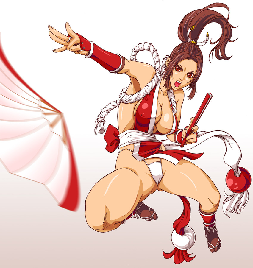 shiranui mai (the king of fighters and 1 more) drawn by ikumo_taisuke