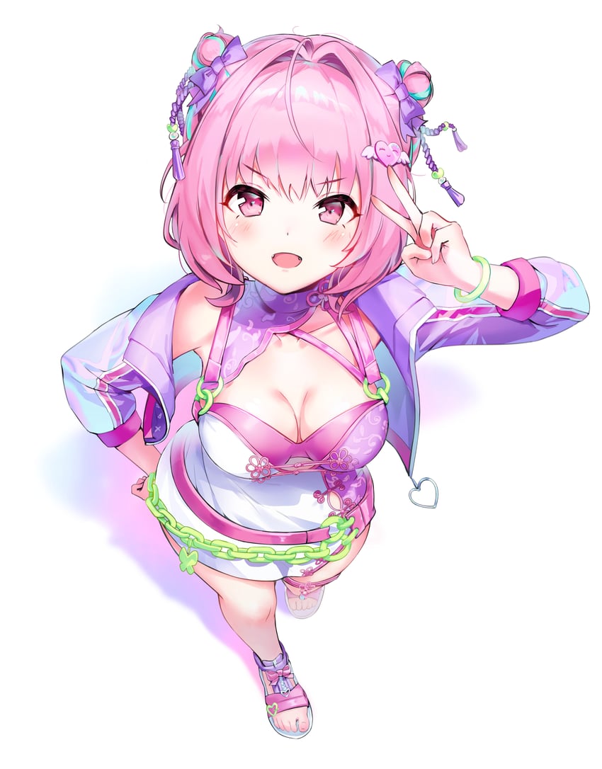 yumemi riamu (idolmaster and 2 more) drawn by koy_(4767269)