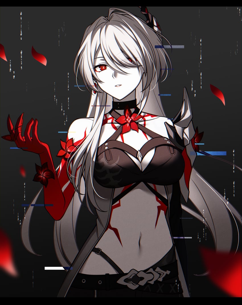 acheron (honkai and 1 more) drawn by pochimaru_(marumaru_wanwan)