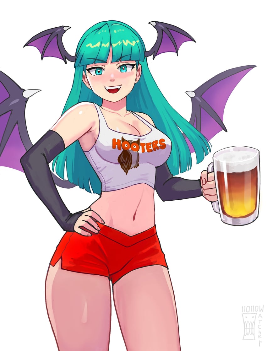 morrigan aensland (darkstalkers and 1 more) drawn by watcher_hollow