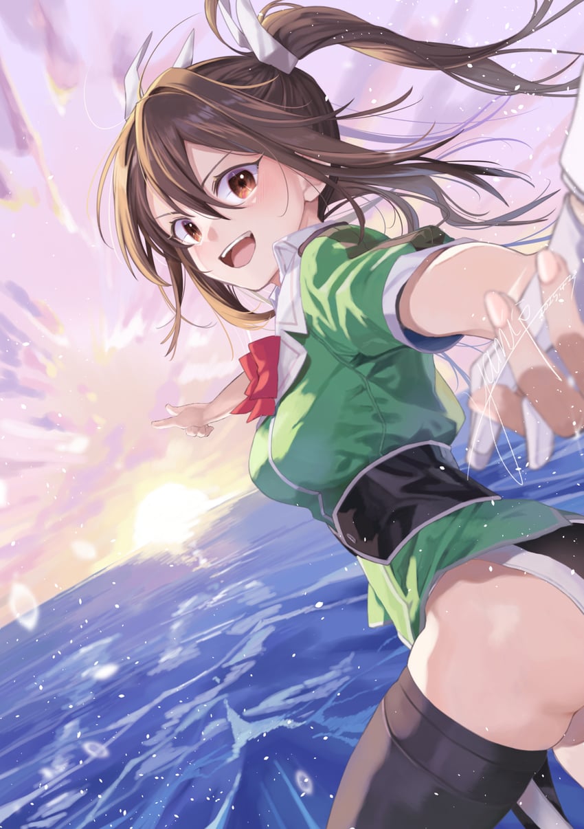 tone and tone kai ni (kantai collection) drawn by yami_(m31)