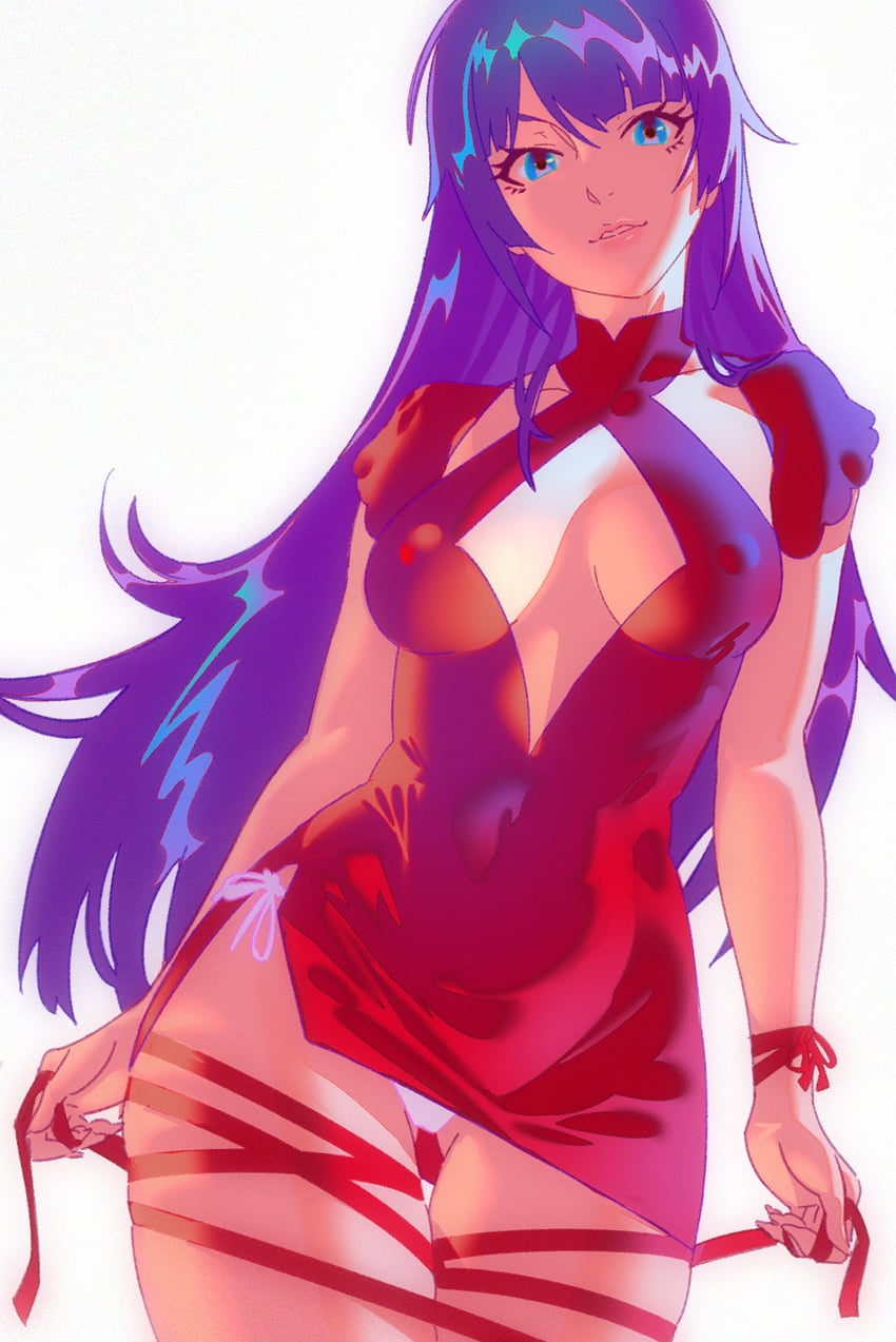 senjougahara hitagi (monogatari) drawn by rapa_rachi