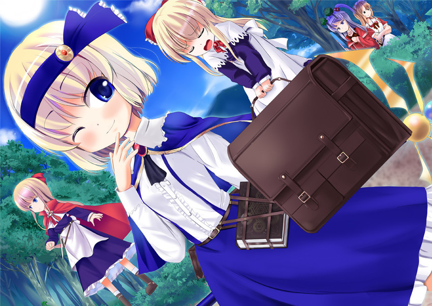 alice margatroid, shanghai doll, shinki, and yumeko (touhou) drawn by a_(aaaaaaaaaaw)