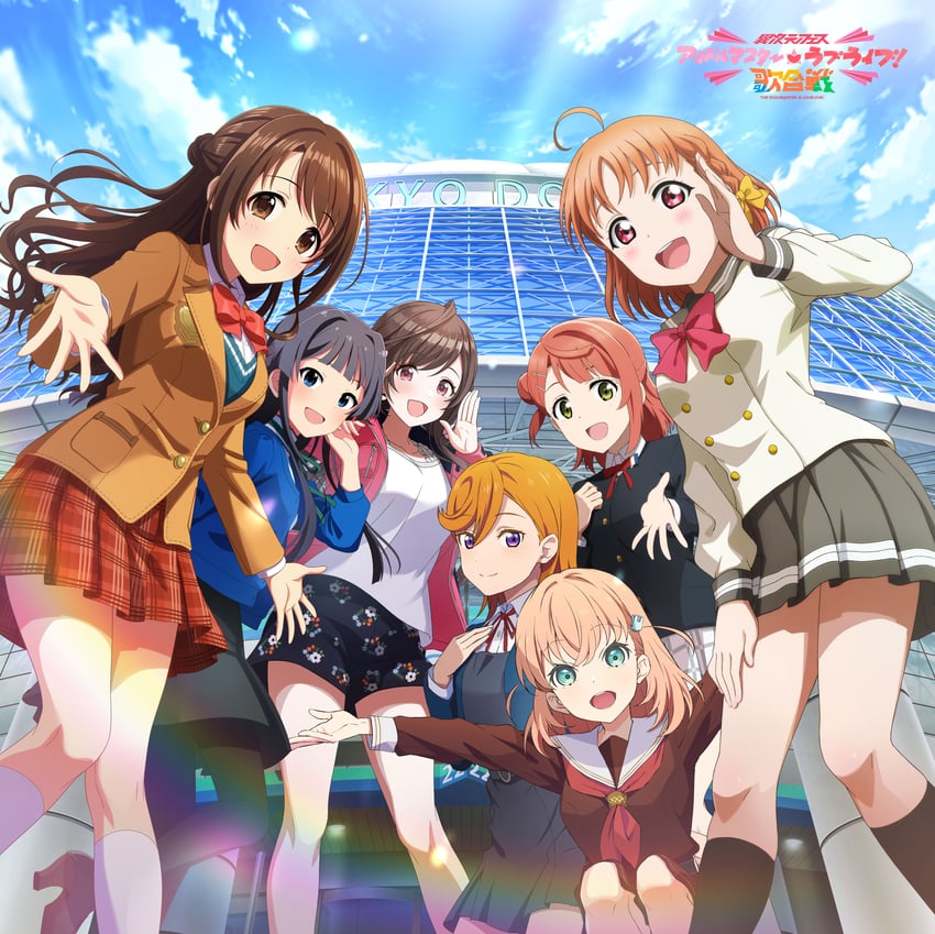 hinoshita kaho, shimamura uzuki, takami chika, uehara ayumu, shibuya kanon, and 2 more (idolmaster and 8 more)