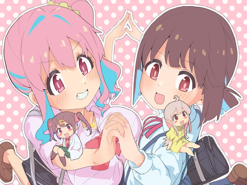 oyama mahiro, oyama mihari, hozuki momiji, and hozuki kaede (onii-chan wa oshimai!) drawn by dezi