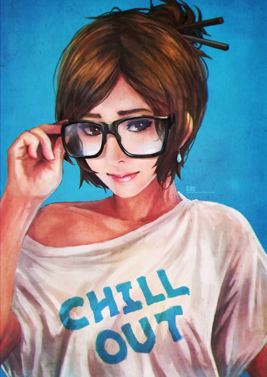 mei (overwatch and 1 more) drawn by monori_rogue