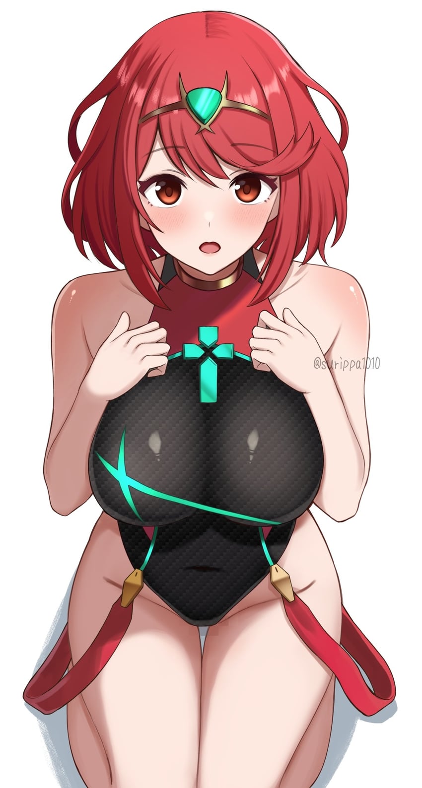 pyra (xenoblade chronicles and 1 more) drawn by surippa1010