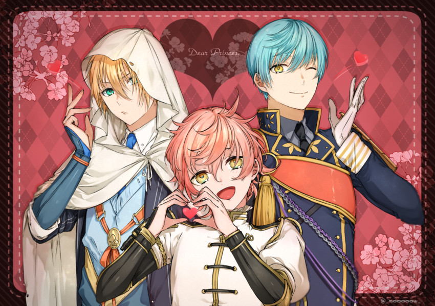 ichigo hitofuri, yamanbagiri kunihiro, and monoyoshi sadamune (touken ranbu) drawn by mou_(mooooow)
