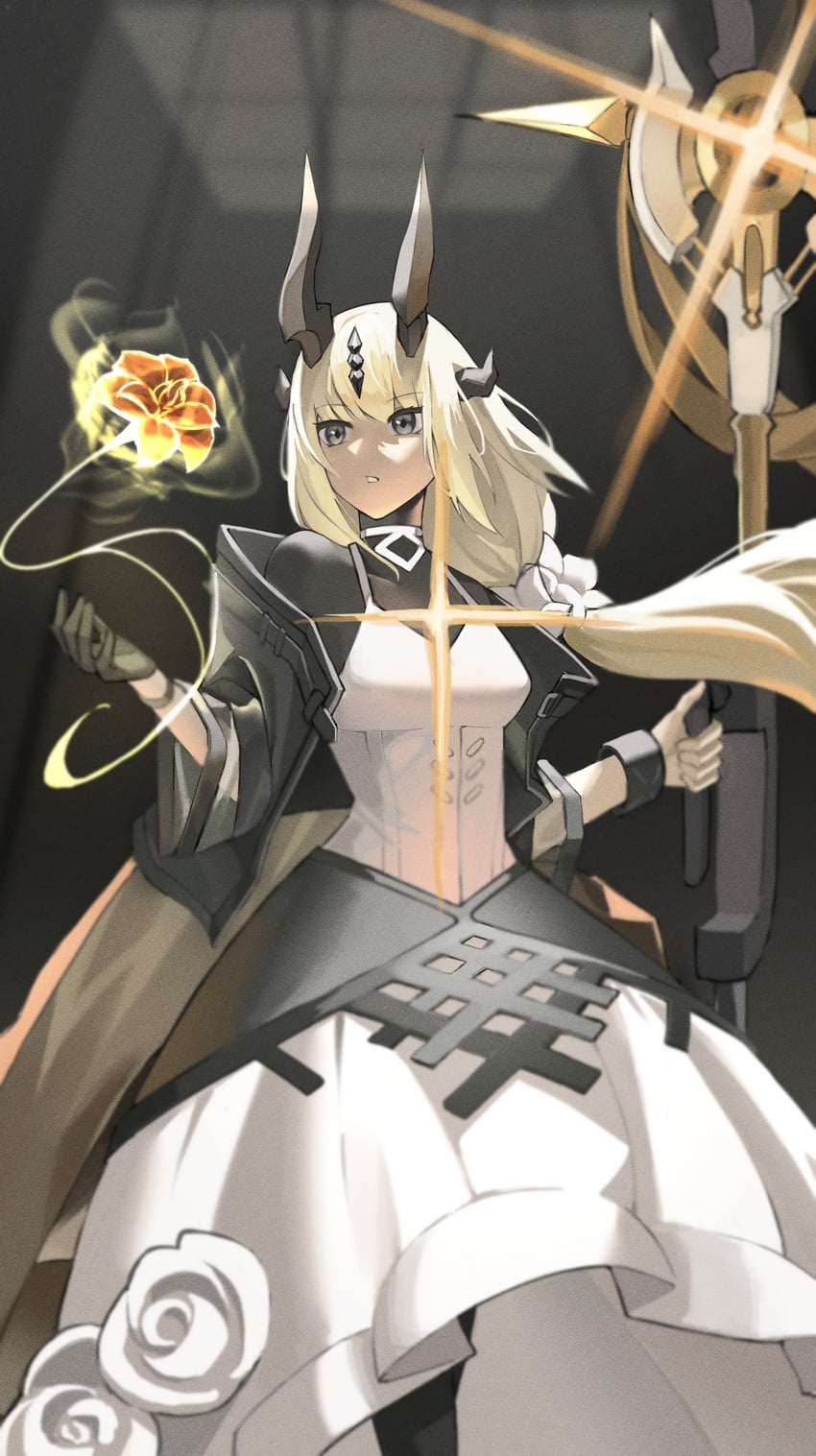 reed and reed the flame shadow (arknights) drawn by yagi000