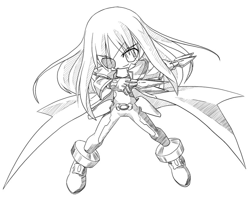 cinque (lyrical nanoha and 1 more) drawn by yu_lulu_(uka) and yuuka_(o.t.kingdom)