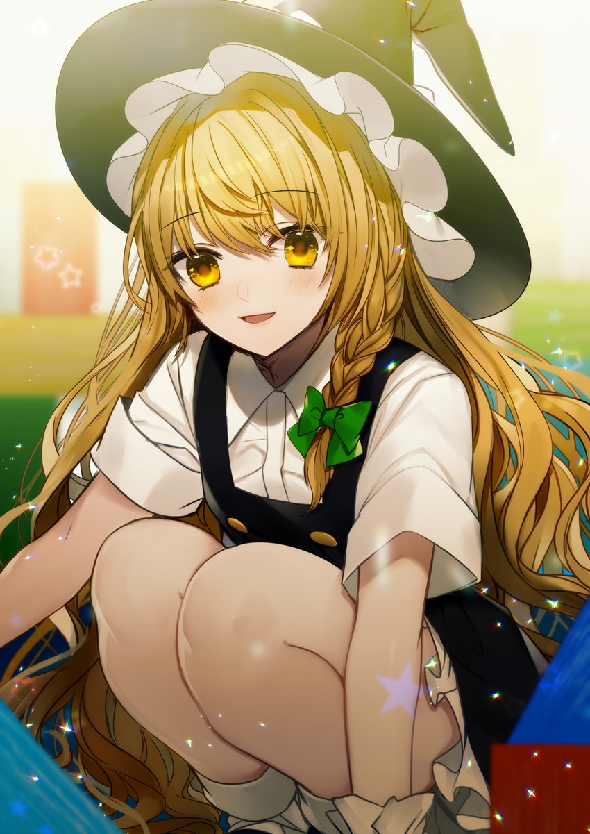 kirisame marisa (touhou) drawn by daimaou_ruaeru