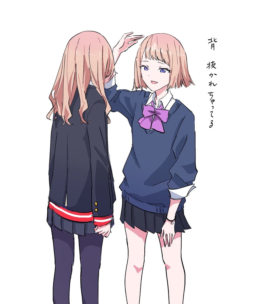 minami yume and minami kano (gridman universe and 1 more) drawn by himagosan