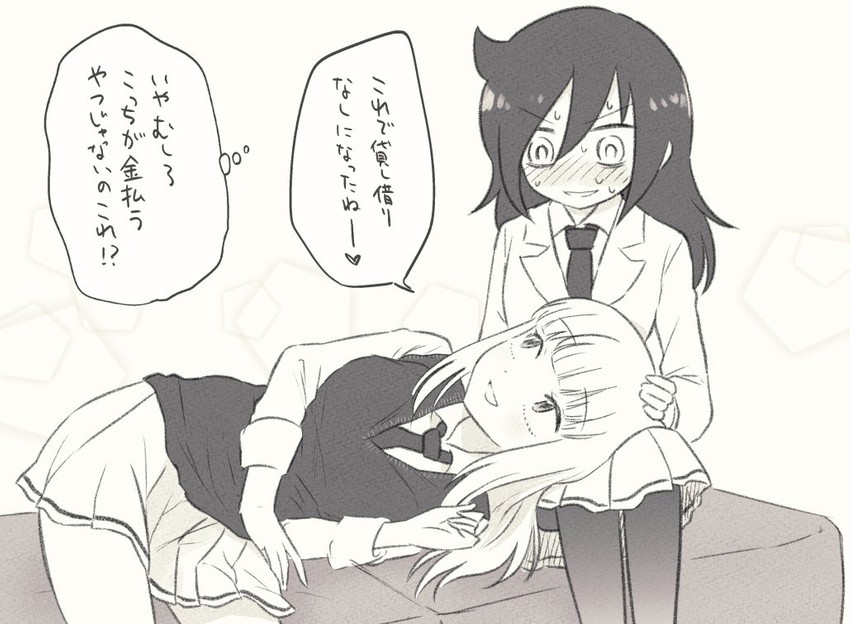 kuroki tomoko and katou asuka (watashi ga motenai no wa dou kangaetemo omaera ga warui!) drawn by meis_(terameisu)