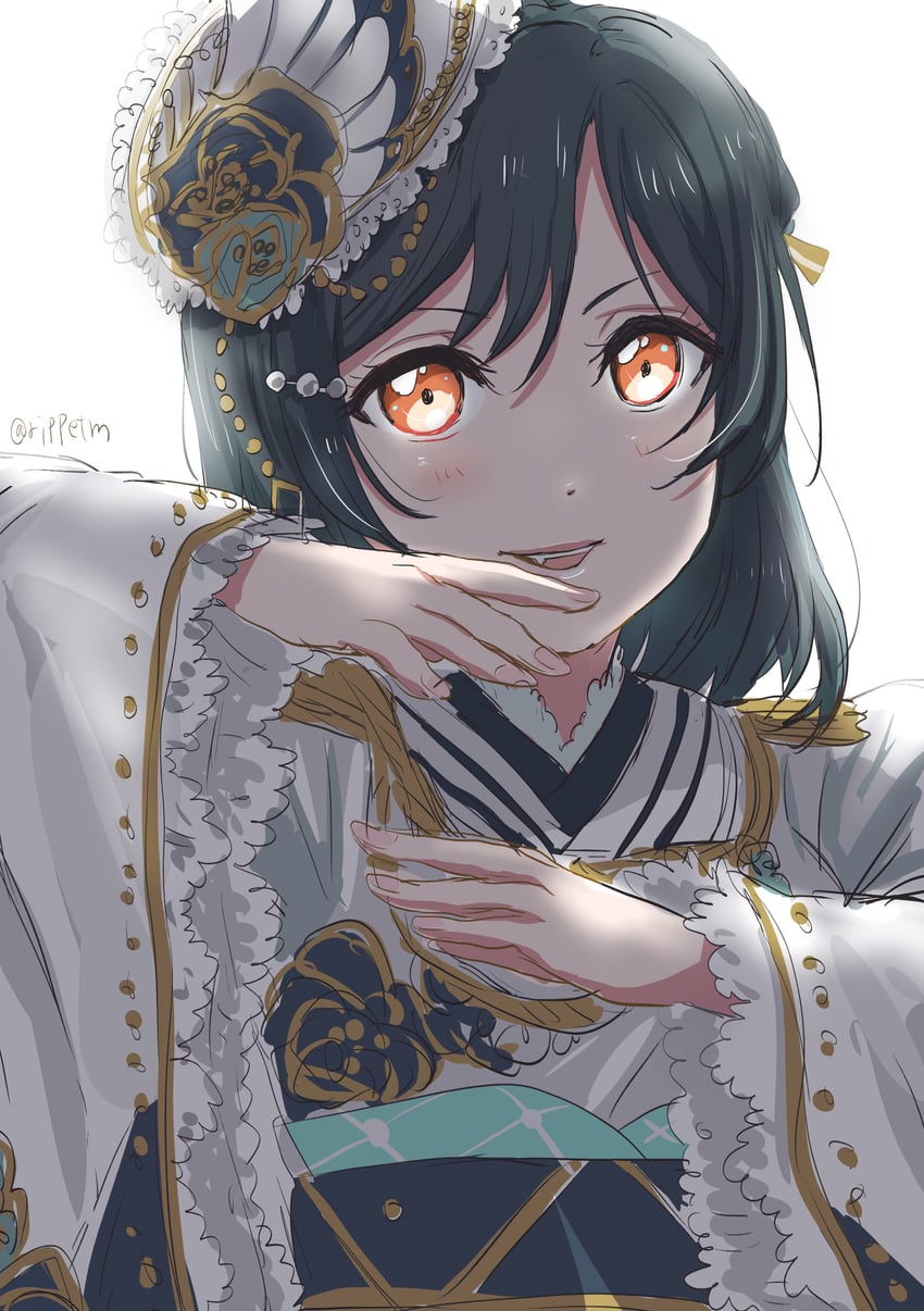mifune shioriko (love live! and 2 more) drawn by rippe