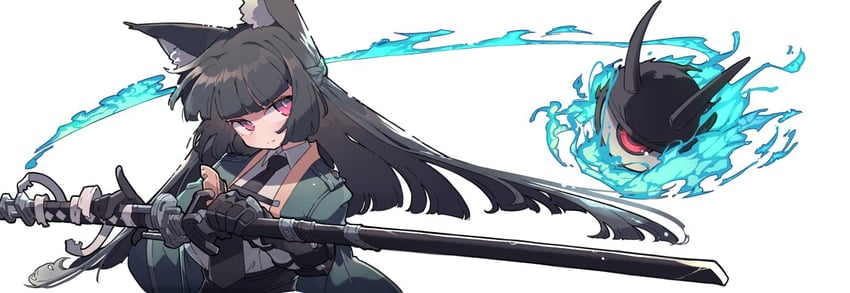 hoshimi miyabi and tailless (zenless zone zero) drawn by shimazaki1152
