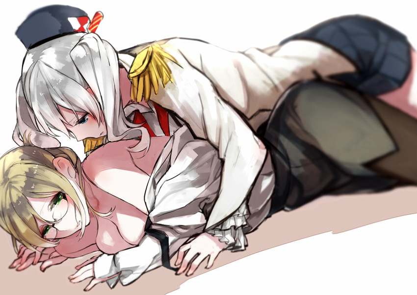 kashima and katori (kantai collection) drawn by shuu-0208