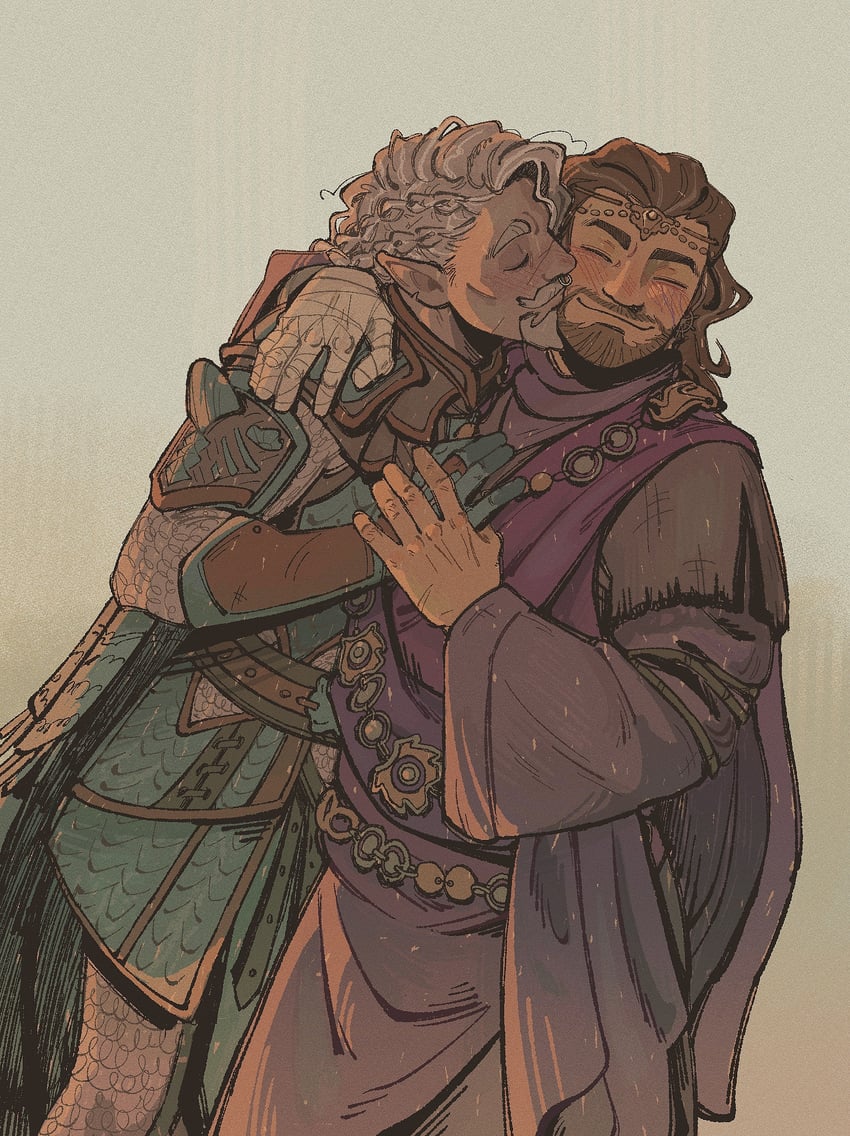 tav, gale, and volo (original) drawn by diell