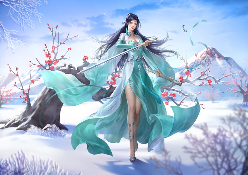 yun yun (doupo cangqiong) drawn by yun_yun_guan_bo