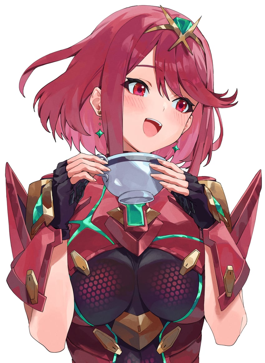 pyra (xenoblade chronicles and 1 more) drawn by kamu_(kamuuei)