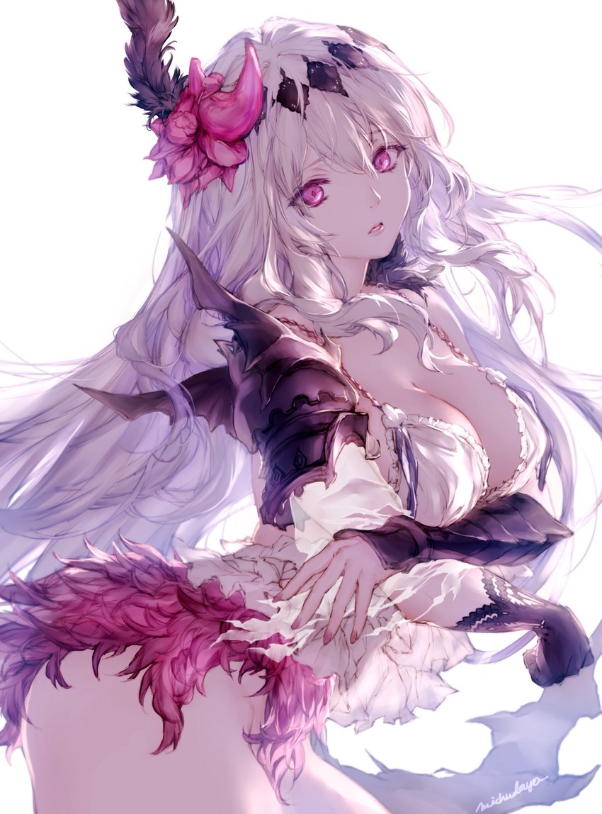 jeanne d'arc and dark jeanne (granblue fantasy) drawn by michudx