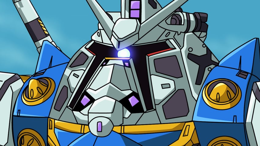 zock and white gundam (gundam and 1 more) drawn by reprilo_channel
