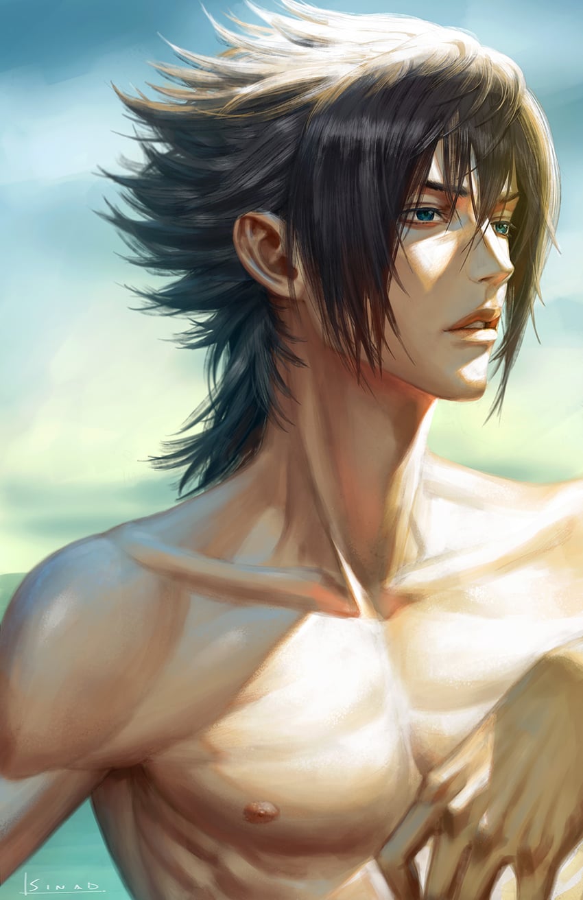 noctis lucis caelum (final fantasy and 1 more) drawn by sinad_aruatjanapat